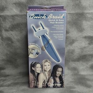 JILBERE DE PARIS Quick Braid Hair Braider Tool Vintage Y2K NEW